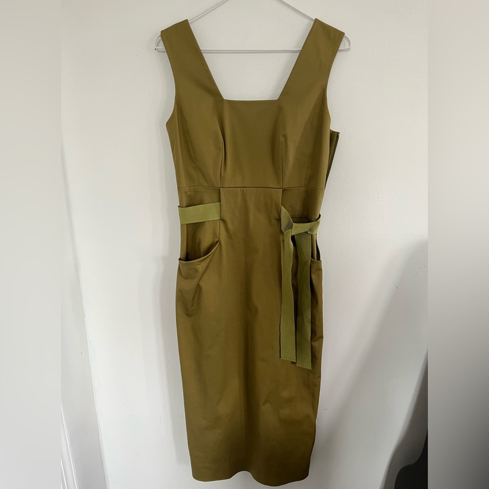 Ports 1961 Olive Green Dress